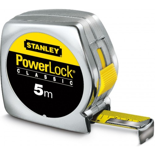 STANLEY 0-33-194 PowerLock Svinovací metr 5m/19mm, plastové ABS pouzdro STANLEY 0-33-194 PowerLock Svinovací metr 5m/19mm, plastové ABS pouzdro