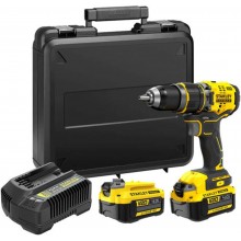 STANLEY SFMCD721M2K V20 Aku vrtačka s příklepem (80Nm/18V/2x4,0Ah), kufr