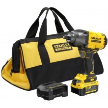 STANLEY SFMCF940M1 FatMax V20 Aku bezuhlíkový rázový utahovák 1/2" (18V/1x4,0Ah), taška