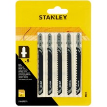 STANLEY STA27025 5dílná sada pilových listů HCS do dřeva (jemné/hrubé řezy), uchycení "T"