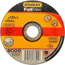 STANLEY STA32607 Řezný kotouč na nerez ocel 125 x 22,2 mm, tl. 1,0 mm