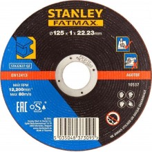 STANLEY STA32637 Řezný kotouč na kov 125 x 22,2 mm, tl. 1,0 mm