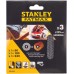 STANLEY STA39267 Brusné mřížky pro excentrickou brusku 125mm, 1xP80, 1xP120, 1xP240