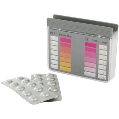 Tabletový tester na pH a chlorovou koncentraci, 079000 Tabletový tester na pH a chlorovou koncentraci, 079000