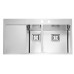 ALVEUS Stylux 60 S kuchyňský dřez nerez, 860 x 510 mm, pravý 1084296
