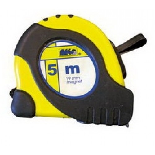 Svinovací metr 5 m x 19mm guma/plast, magnet LAND05 Svinovací metr 5 m x 19mm guma/plast, magnet LAND05
