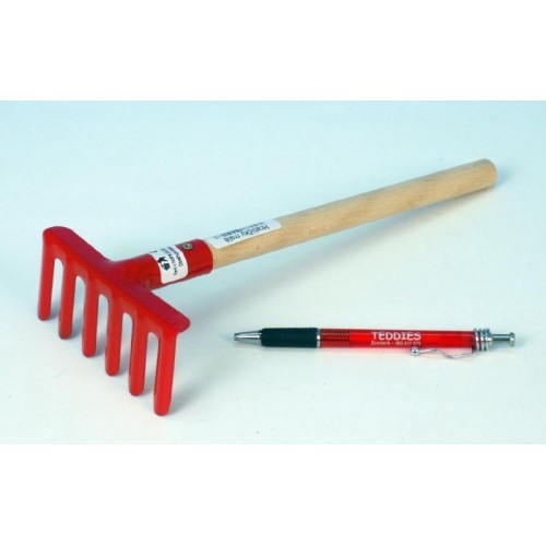 Hrábě malé dřevo/kov 27cm, různé barvy 34004168 Hrábě malé dřevo/kov 27cm, různé barvy 34004168