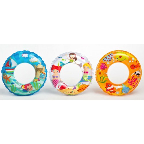 INTEX Kruh nafukovací 61cm,mix barev 00830043 INTEX Kruh nafukovací 61cm,mix barev 00830043