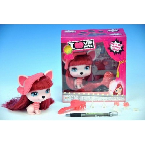 Mazlíček Sophie VIP PETS 11cm s doplňky 00028913 Mazlíček Sophie VIP PETS 11cm s doplňky 00028913