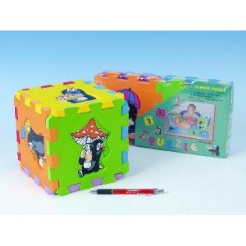 Pěnové puzzle Krtek 15x15cm 6 ks,různé druhy 35000002 Pěnové puzzle Krtek 15x15cm 6 ks,různé druhy 35000002
