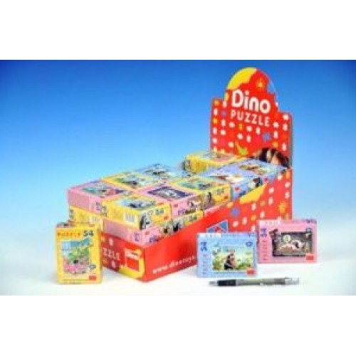 Minipuzzle Krtek 19,8x13,2cm 54 dílků, různé druhy 21331068 Minipuzzle Krtek 19,8x13,2cm 54 dílků, různé druhy 21331068