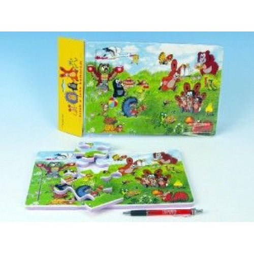 Pěnové puzzle Krtek 30x21cm 12ks 35020503 Pěnové puzzle Krtek 30x21cm 12ks 35020503