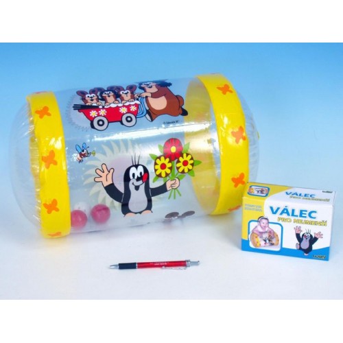 Válec s rolničkou Krtek nafukovací 40cm 49170604 Válec s rolničkou Krtek nafukovací 40cm 49170604