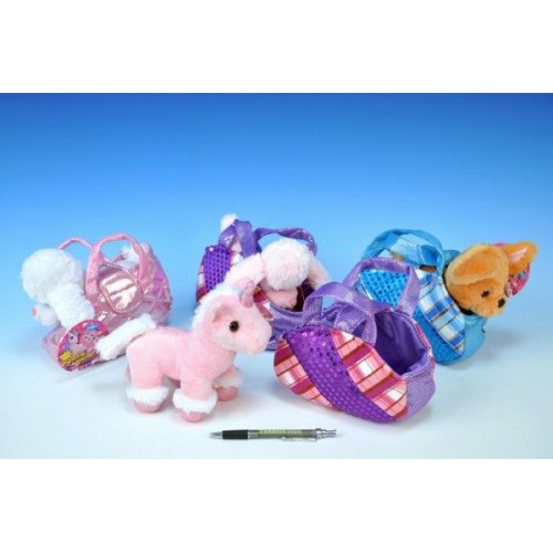 Zvířátko plyš 20cm v tašce 00541109 Zvířátko plyš 20cm v tašce 00541109