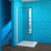 TEIKO Emotion EBS 100 L Sprchová zástěna 100x190cm, elox V336100L55T80002