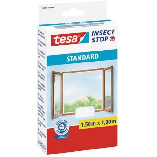 TESA Síť proti hmyzu STANDARD, na okno, bílá, 1,5m x 1,8m 55680-00000-02 TESA Síť proti hmyzu STANDARD, na okno, bílá, 1,5m x 1,8m 55680-00000-02