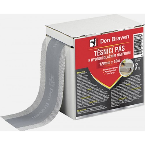 DEN BRAVEN Těsnicí pás S-T Profi 120 mm x 10 m šedá CH0306 DEN BRAVEN Těsnicí pás S-T Profi 120 mm x 10 m šedá CH0306