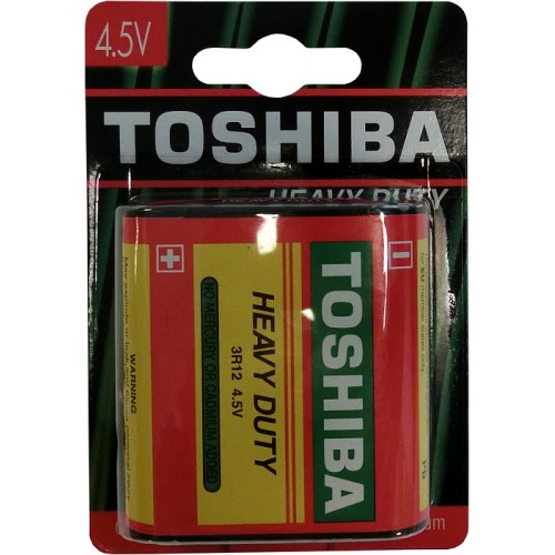 TOSHIBA Zinc-carbon baterie HEAVY DUTY 3R12 1BP 4,5V 35040124 TOSHIBA Zinc-carbon baterie HEAVY DUTY 3R12 1BP 4,5V 35040124