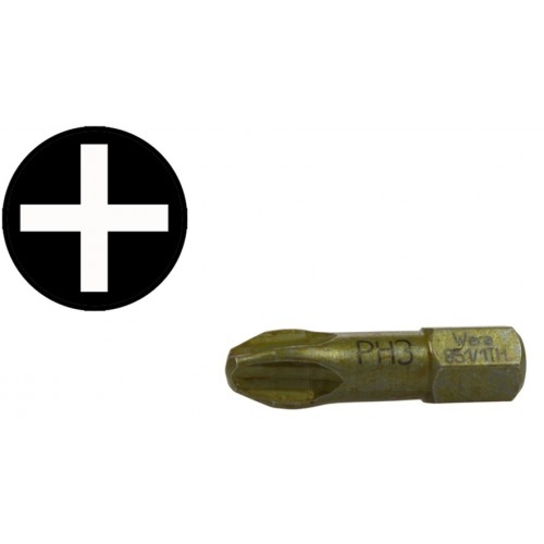 Bit PH3, 851 / 1TH, 1/4"x25 mm, 102-056625 Bit PH3, 851 / 1TH, 1/4"x25 mm, 102-056625