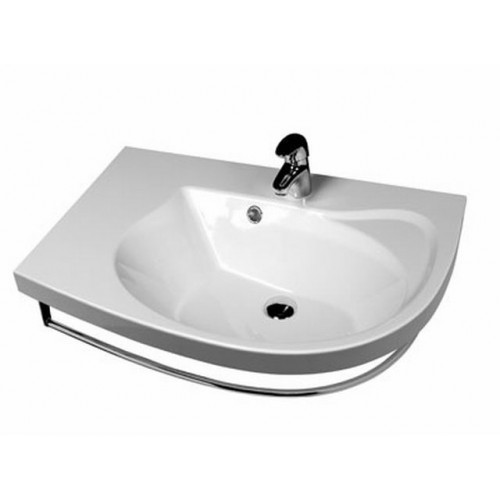 RAVAK Umyvadlo Rosa Comfort L s otvorem pro baterii XJ8L1100000 RAVAK Umyvadlo Rosa Comfort L s otvorem pro baterii XJ8L1100000