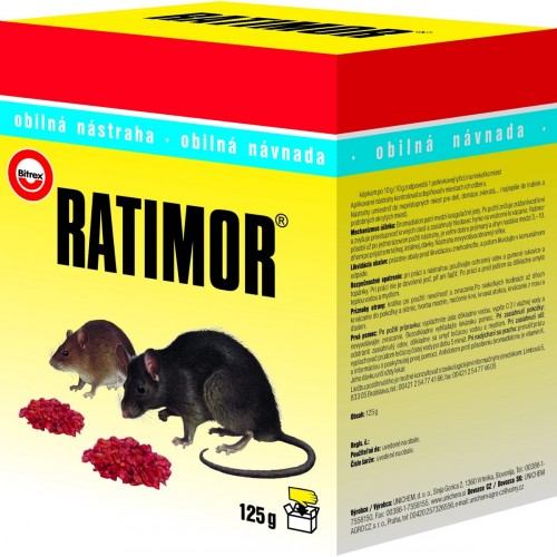 UNICHEM Ratimor obilná nástraha, jed 125g 50467UN UNICHEM Ratimor obilná nástraha, jed 125g 50467UN