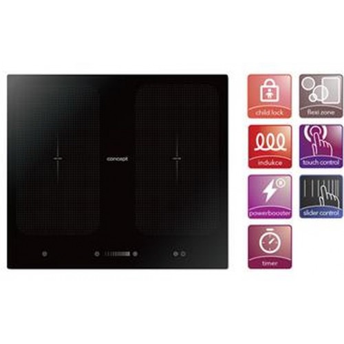 CONCEPT Flexi indukční deska vestavná se sliderem IDV5660 CONCEPT Flexi indukční deska vestavná se sliderem IDV5660