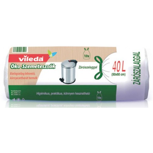 VILEDA ECO Pytle na odpadky 40 L (10ks) – Zatahovací 148041 VILEDA ECO Pytle na odpadky 40 L (10ks) – Zatahovací 148041