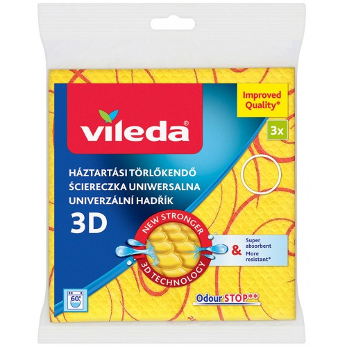 VILEDA Univerzální hadřík s ionty stříbra 2+1 144826 VILEDA Univerzální hadřík s ionty stříbra 2+1 144826