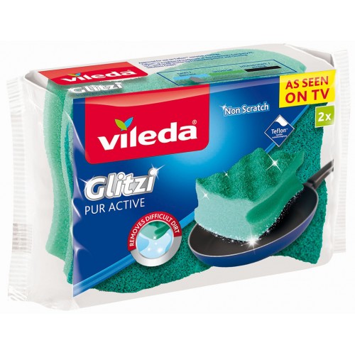 VILEDA PUR houbička vysoká 2 ks 116514 VILEDA PUR houbička vysoká 2 ks 116514