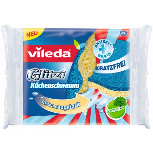 VILEDA Glitzi Univerzal viskózní houbička 2 ks 144789