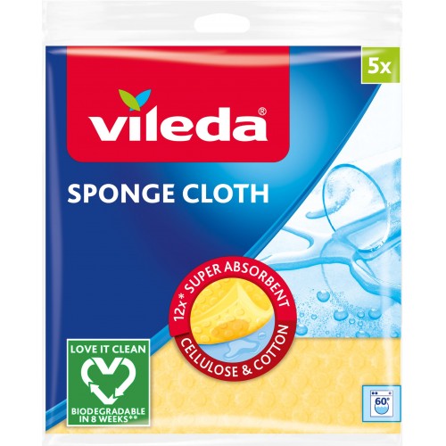 VILEDA Houbový hadřík 5ks 169744