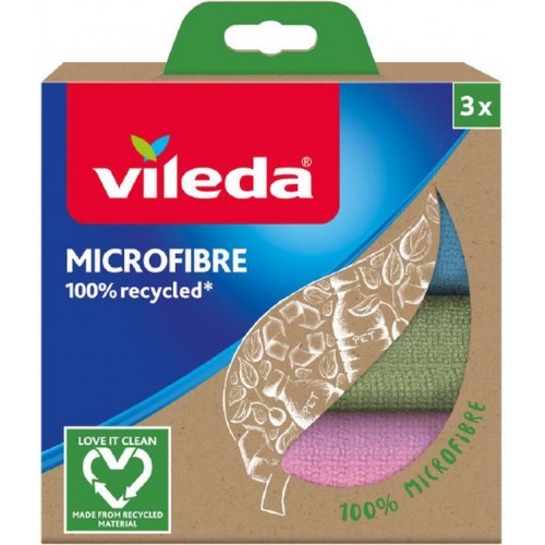 VILEDA mikrohadřík z recyklovaných vláken 3ks 168311 VILEDA mikrohadřík z recyklovaných vláken 3ks 168311