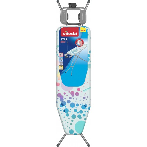 VILEDA Star Plus žehlicí prkno, 120x38cm modré 163316 VILEDA Star Plus žehlicí prkno, 120x38cm modré 163316
