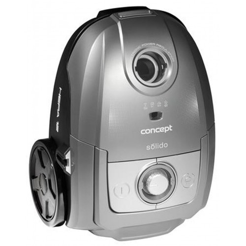 CONCEPT VP8073 Sáčkový vysavač 700 W Solido, stříbrná vp8073
