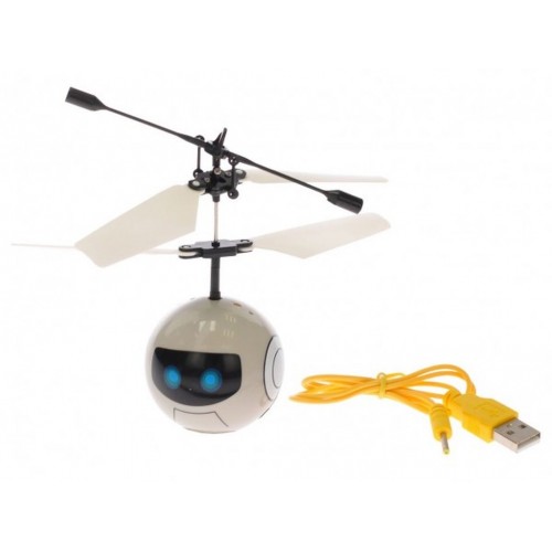 Vrtulníková koule/míček 11cm reagující na pohyb ruky s USB připojením 1ks Vrtulníková koule/míček 11cm reagující na pohyb ruky s USB připojením 1ks