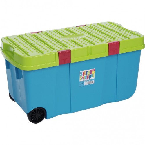 WHAM 11883 box s víkem a kolečky 100l modrá 42000005 WHAM 11883 box s víkem a kolečky 100l modrá 42000005