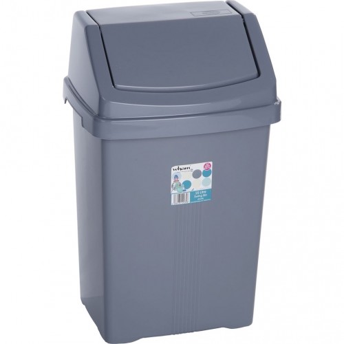 WHAM 11750 koš odpadkový 25l stříbrný 42000045