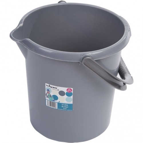 WHAM 11580 vědro s výlevkou 10l stříbrné 42000072 WHAM 11580 vědro s výlevkou 10l stříbrné 42000072