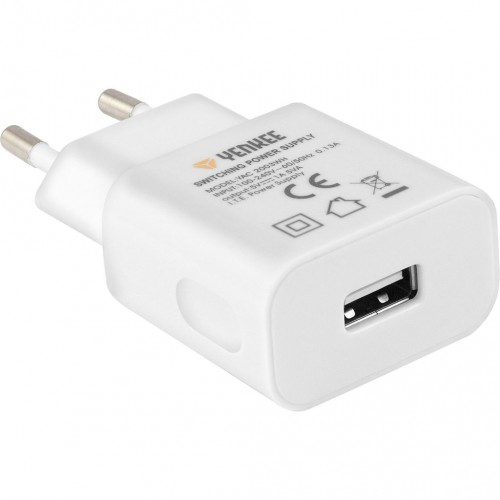 YENKEE YAC 2003WH USB nabíječka 1000mA 45009304 YENKEE YAC 2003WH USB nabíječka 1000mA 45009304