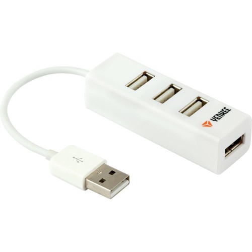 YENKEE YHB 4001WH Hub 4 x USB 2.0 bílý 45007827 YENKEE YHB 4001WH Hub 4 x USB 2.0 bílý 45007827