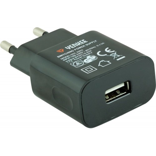 YENKEE YAC 2003BK USB Nabíječka 1000 mA 45007865 YENKEE YAC 2003BK USB Nabíječka 1000 mA 45007865