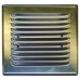 Ventilační mřížka 140x140 žebrovaná, chromniklová