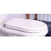 SAPHO RETRO 109040 WC sedátko, polyester, ořech/chrom