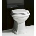 SAPHO RETRO 109301 WC sedátko, polyester, bílá/bronz