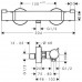 Hansgrohe Ecostat Comfort Sprchová termostat. baterie chrom 13116000