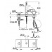 GROHE Eurocube - Vanová 3-otvorová kombinace, chrom 19966000