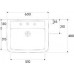 KERAMAG Renova Nr. 1 Plan umyvadlo s otvorem 60 x 48 cm 222260000
