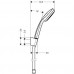Hansgrohe Croma 100 1jet/Porter'S sada 1,25 m DN15, chrom 27574000