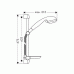 Hansgrohe CROMA Sprchová sada 3jet / Unica´S 0,65 m DN15, chrom 27751000