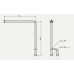 SAPHO SENIOR 301112134 Opěrné madlo LEVÉ 800x850mm, bílá